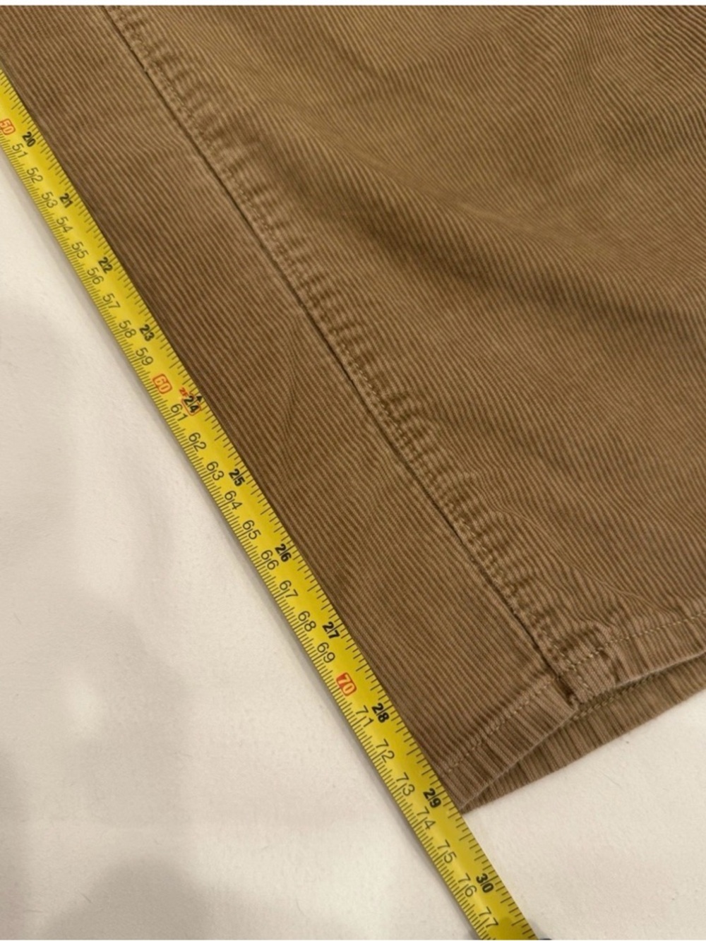 Vtg J. Crew Men’s Tan 34 x 30 Corduroy Straight Vintage Cord - Picture 10 of 10